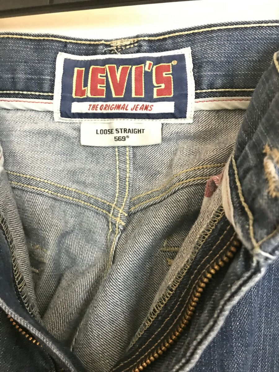 Levis' The Original Jeans - Loose Straight 569 - Size W34 Levis' The Original Jeans - Loose Straight 569 - Size W34