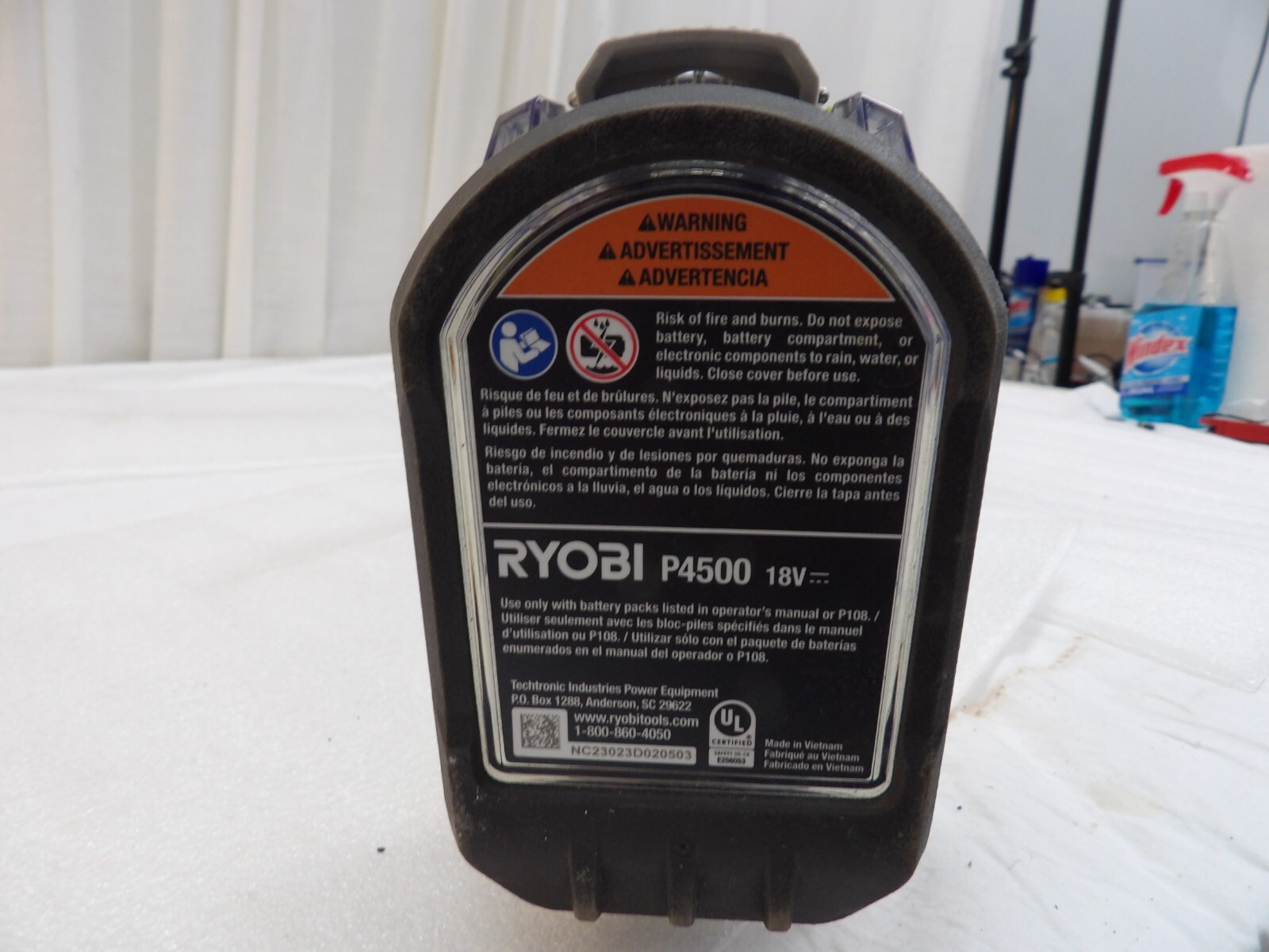 Ryobi 18V P4500 Telescoping Power Scrubber W/1.5Ah Battery eBay