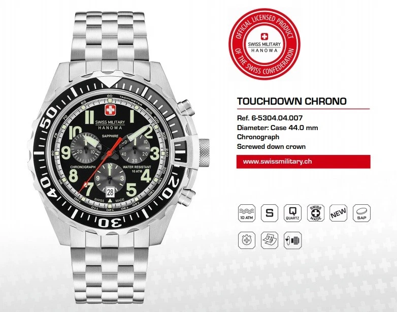 Swiss military cheap hanowa ebay