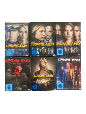 Homeland- Kompettstaffel DVD Staffeln 1-6 Rarität Sammlung