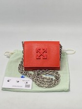Off-white Jitney Leather Crossbody Wallet
