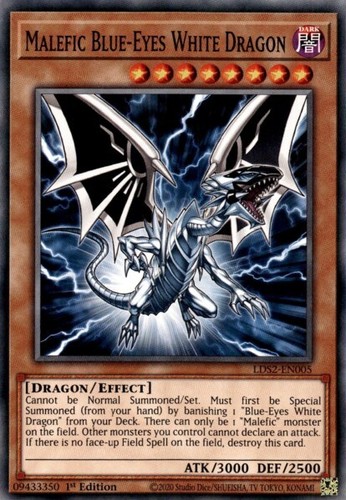 20TH-JPC69 - Yugioh - Japanese - Malefic Blue-Eyes White Dragon