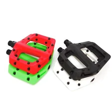 Wellgo Nylon Composite Flat Platform Pedals MTB BMX Bike 16-Pin Sealed 9/16"