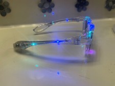 Neon Glasses Glow Flashing LED Sunglasses Costumes for Party, EDM, Hallowee
