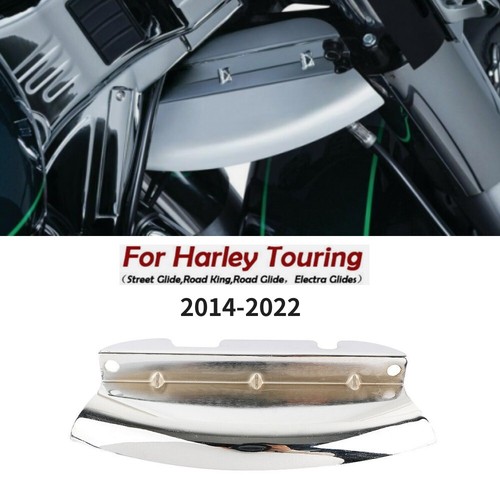 Steel Chrome Lower Triple Tree Wind Deflector For Harley 201422 FLHR Road King eBay