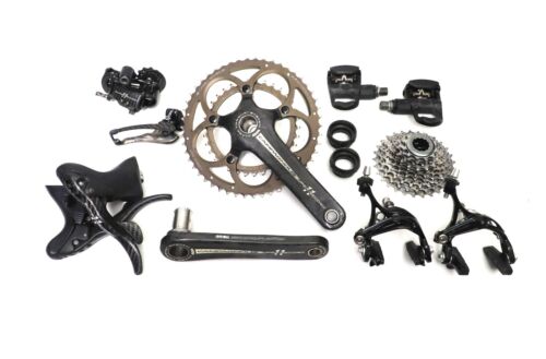 Gruppo Campagnolo Super Record Carbon 11 speed groupset compact crankset