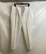 TALBOTS Chatham Ankle Pants Women's Size 16 White