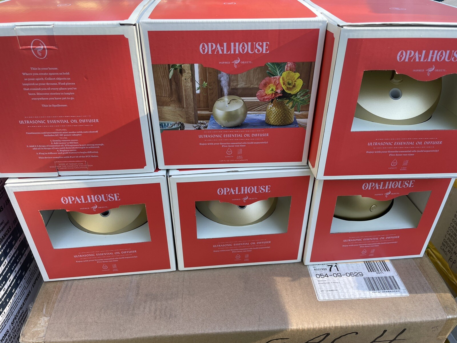 Opalhouse Ultrasonic Essential Oil Diffuser NEW Gold in Color eBay