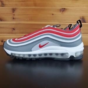 gs air max 97 grey and red