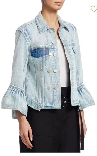 3.1 PHILLIP LIM Denim Jacket w/Dramatic 