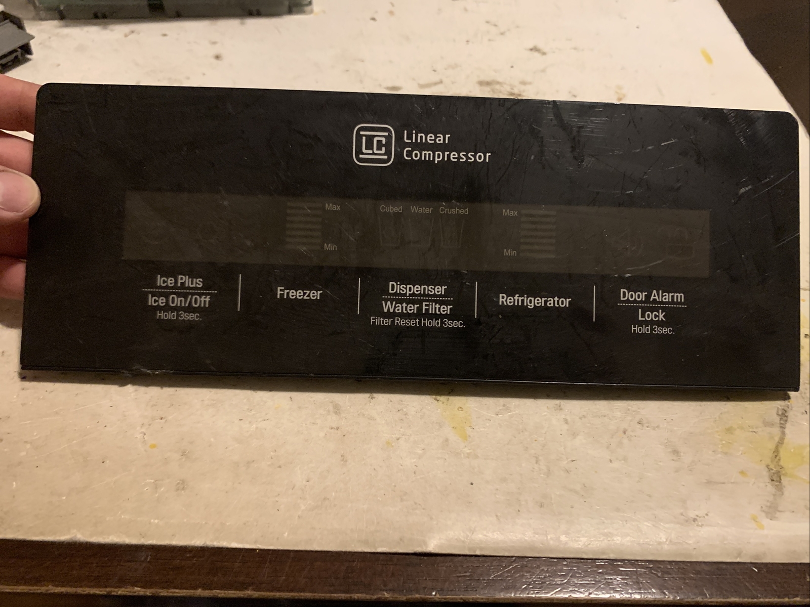 Genuine LG Refrigerator Dispenser Display + Control Board EBR81893601 |141-22