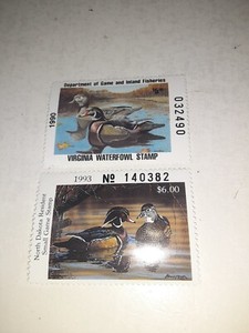 SL 2295/ US Stamps MNH Virginia & North Dakota State Duck Stamps us stamps