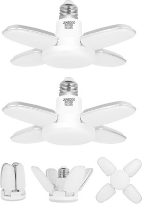 LED Garage Light Bulbs 38W,E26 Edison Screw Bulbs,3000K Warm White 