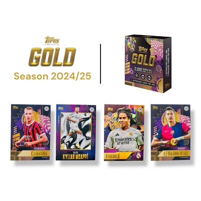 Pick Your Card - Topps 2024/25 UEFA Club Competitions Gold Base No Auto No PSA