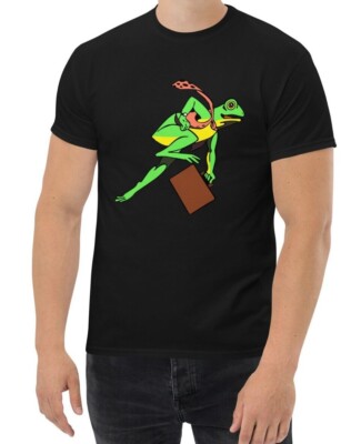 New Arcade Retro Vintage Frogger Anime Manga Men's T Shirt S-3XL Assorted Colors