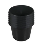 1-15Gallon Premium Black Plastic Nursery Plant Container Garden Planter Pots