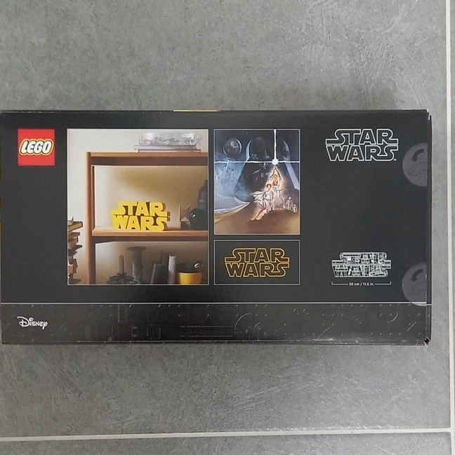 LEGO Star Wars 75407 Brick-Built Star Wars Logo, photo 2 sur 5