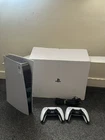 Sony PS5 Original Digital Edition Console 825GB - White - 2 Controllers