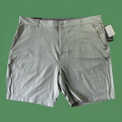 Iron Eagle Men's Performance Golf Shorts Sz 40 Heather Olive NWT Stretch Wicking