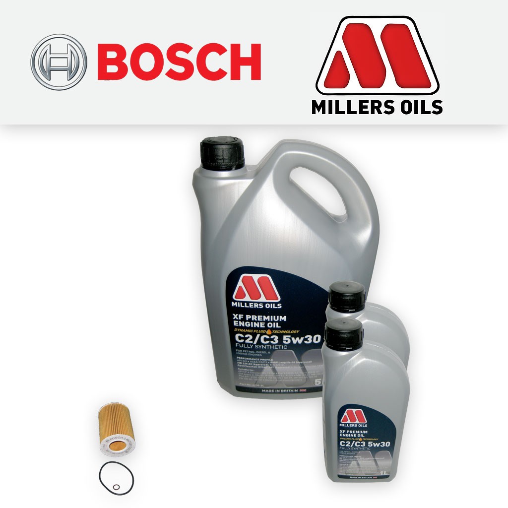 SERVICE KIT for BMW 3 SERIES E46 325I OIL FILTER +5w30 XF OIL (2000-2007)