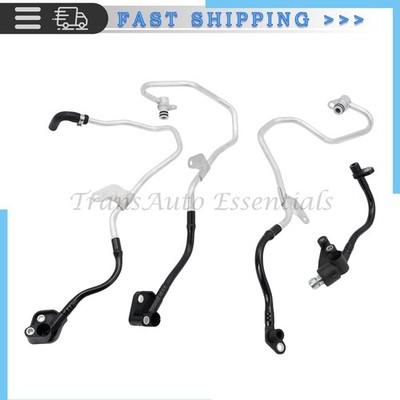4-Piece For Mercedes AMG G63 GL63 GLE63 GLS63 SL63 Turbocharger Coolant Lines