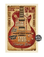 Lynyrd Skynyrd tribute poster - Ronnie Van Zant