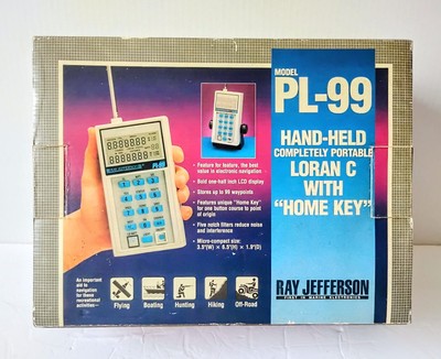 Vintage Ray Jefferson PL-99 Handheld Loran C Navigation Device with Homekey NIB