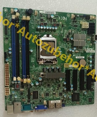 1pc X9SCM-iif 1155-pin C204 1200 I3 single channel MATX mini motherboard *cc
