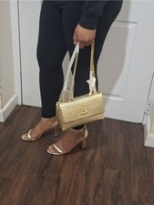 Image of TORY BURCH SMALL KIRA SHOULDER BAG NEW WITH TAG AND SANDALS SIZE UK 5,6,7,8