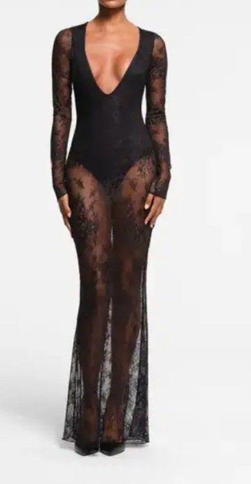 black lace dress looks Elegant Black Short Sleeve Midi Lace Cocktail Dress - 3XL main image 0