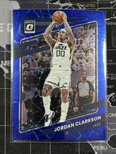 2021-22 Panini Donruss Optic BLUE VELOCTY #86 Jordan Clarkson Utah Jazz NBA G5 ,
