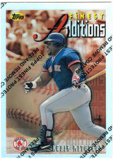 1996 Topps Finest Refractor Kevin Mitchell  *RED SOX*