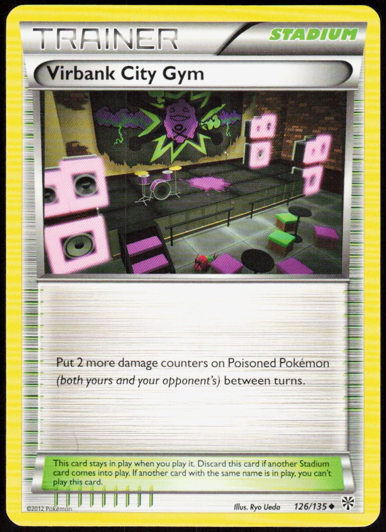 Virbank City Gym 126/135 Uncommon Plasma Storm Pokemon Near Mint