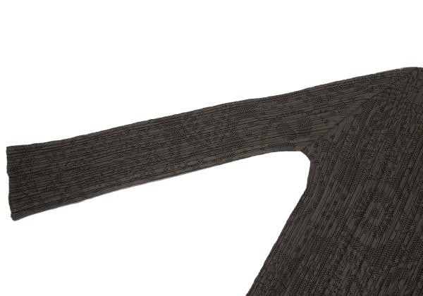 PLEATS PLEASE Mesh Pattern Buttonless Cardigan Si… - image 5