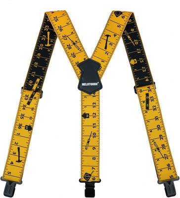 MELOTOUGH Mens 2 Inch Wide Elastic Suspenders Heavy Duty Y Back Clips Pants