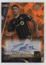 2024 Topps Chrome MLS Sapphire Edition Orange 6/25 Cristian Olivera Auto 0vl1