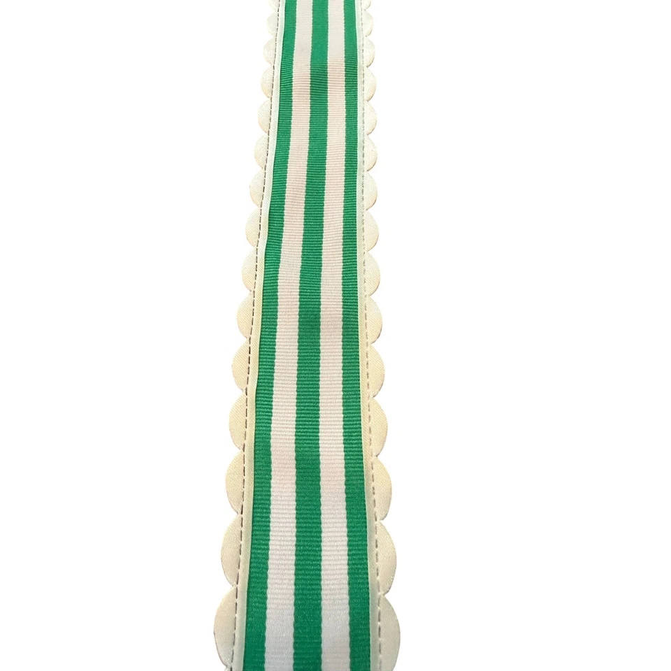 Draper James Ribbon - Green Stripes/White Ruffles - Image 1 of 1