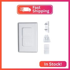 White Double Outlet Covers Baby Proofing 10 Pack, 20 Sockets  Baby Proof Plug