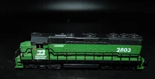 N Scale Bachmann Burlington Northern GP-40 Diesel 2803
