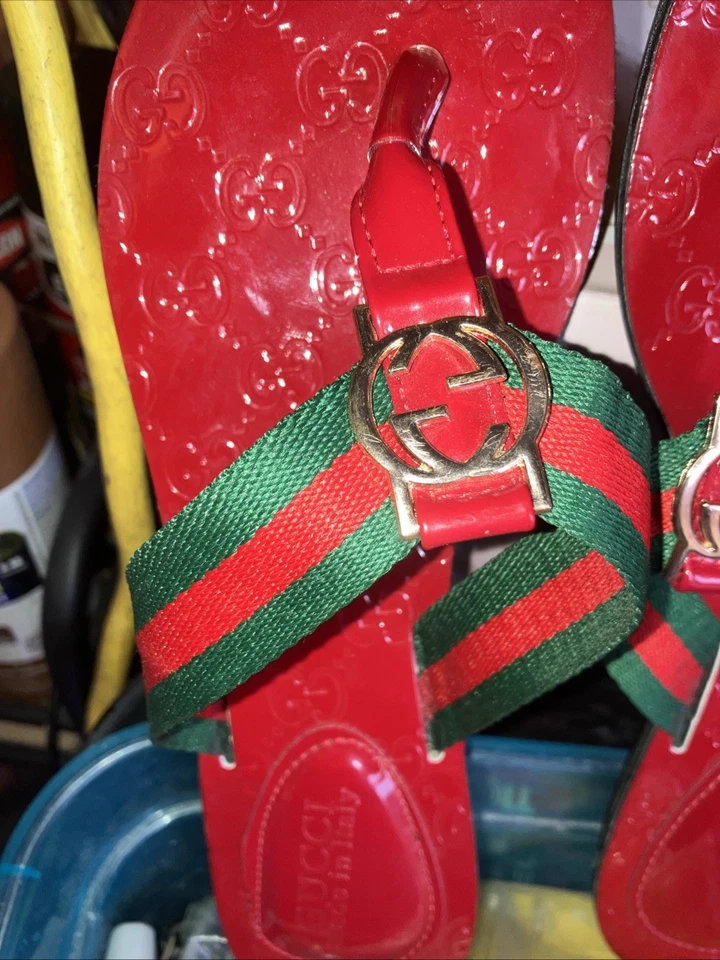 Auténtica sandalia tanga Gucci para mujer talla 39 Foto 2 de 4