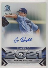 2021 Bowman Draft Class of 2021 Auto 123/250 Gunnar Hoglund #C21-GH Auto s3g