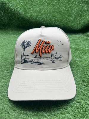 Hiphic Men s Hat Muv Florida s Finest Beach Ocean Surfer Surf Embroidered Cap