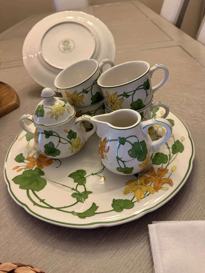 Vajilla de geranio Villeroy & Boch 36 piezas floral Foto 3 de 4