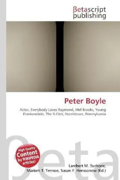 Lambert M. Surhone (U. A.) | Peter Boyle | Taschenbuch | Englisch (2026)-image