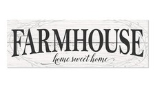Farmhouse Home Sweet Home Wood Rustic Style Wall D cor Sign