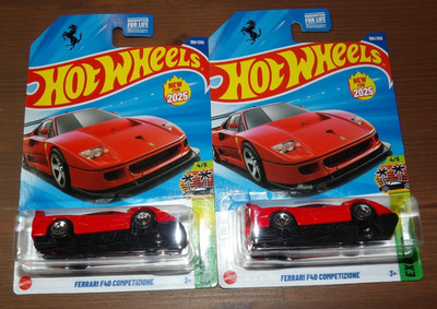 2X - 2025 Hot Wheels Exotics - Ferrari F40 Competizione - Red