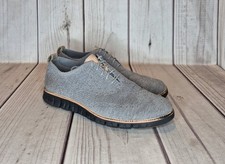 Cole Haan Zerogrand Ironstone Stitchlite Oxford Shoes Mens Size 11 Gray
