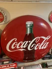 Coca-Cola vintage 48 inch button sign