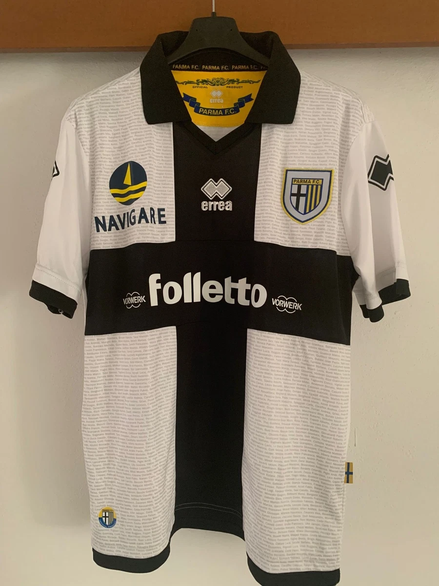 maglia third parma errea gargano 5 2013/2014 autografata - LE 7 SORELLE