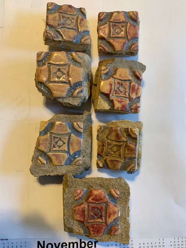 (7)  Batchelder tiles